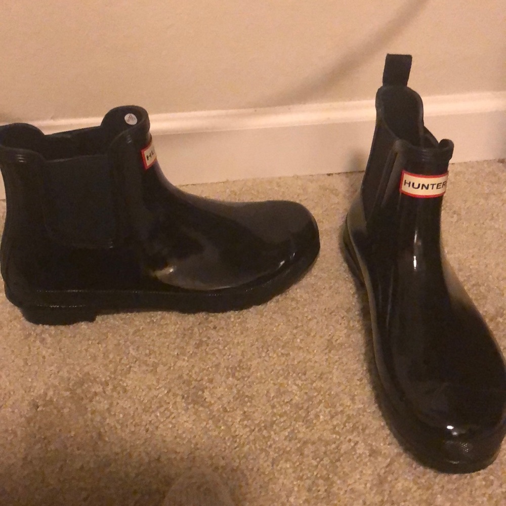Woman’s HUNTER Original Gloss Chelsea Boots